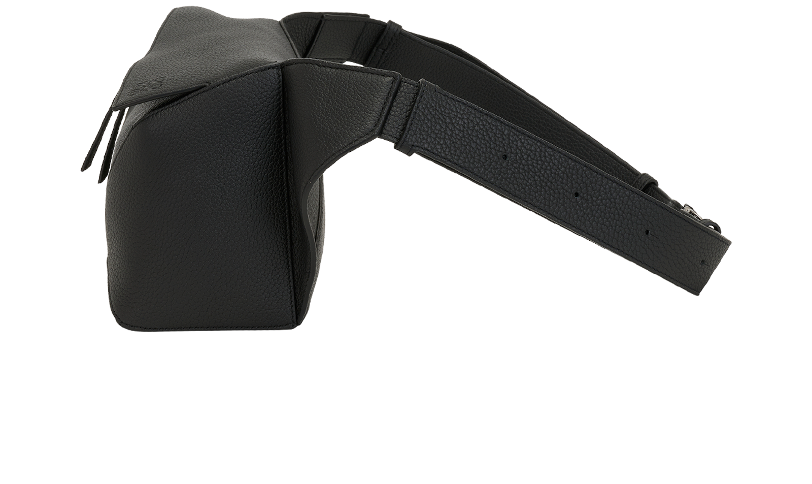 Small Puzzle Edge Bumbag, &pound;1,300, Handbags, Black, Leather, Bottom view